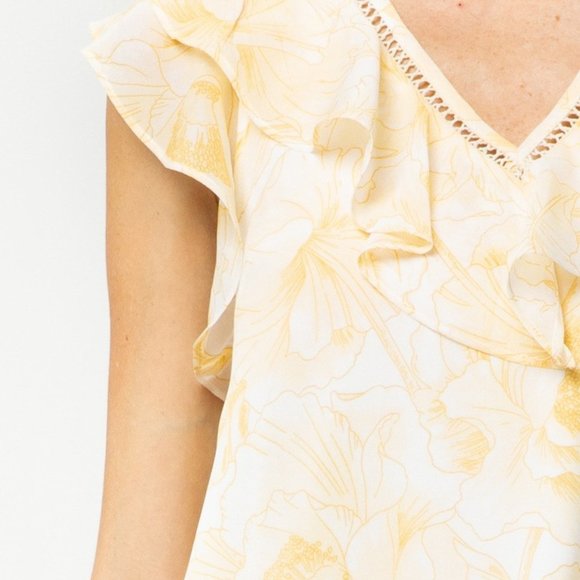 Freesia Flutter Sleeve Blouse - Picture 6 of 7